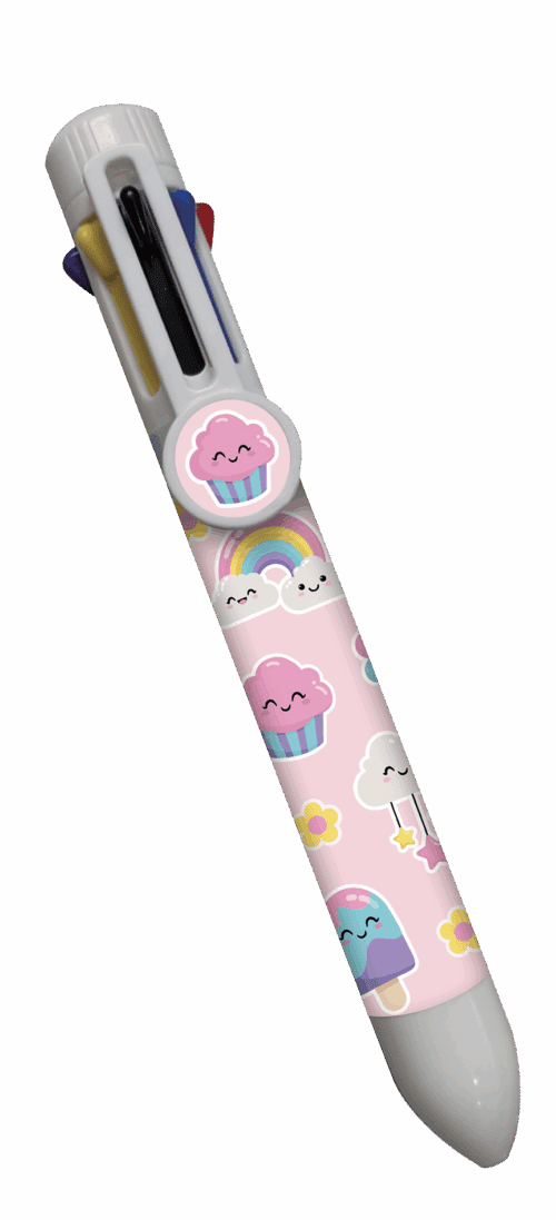 Stylo 8 couleurs – Mignon