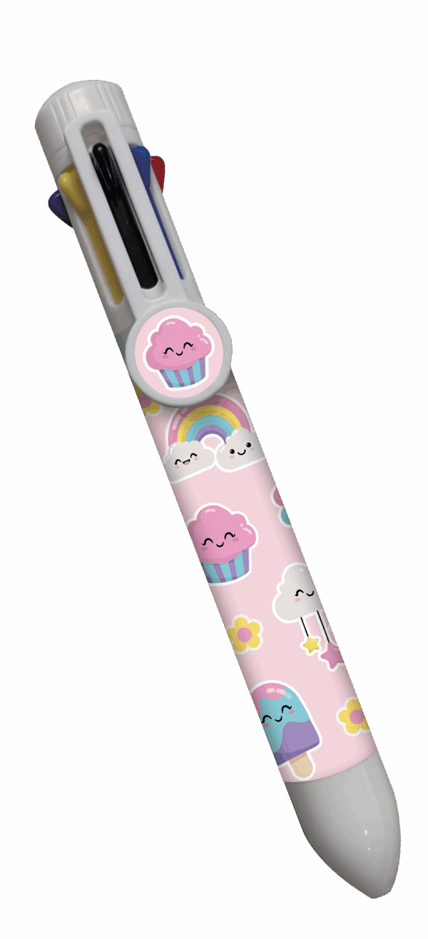 Stylo 8 couleurs - Mignon