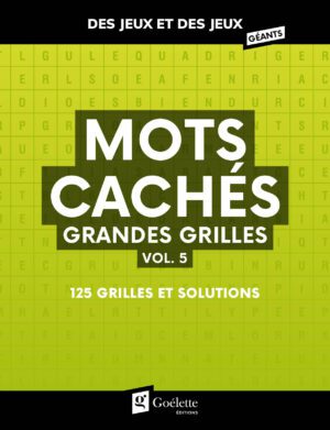 Des jeux et des jeux géants - Mots cachés grandes grilles vol. 5