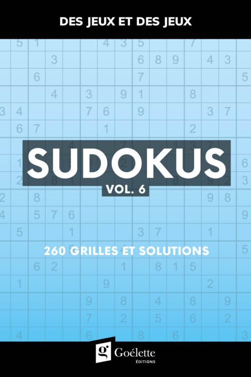Des jeux et des jeux – Sudokus vol. 6