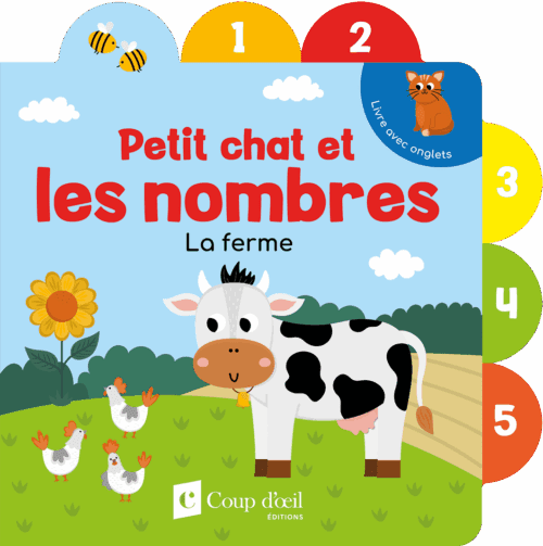 Livre onglets – Petit chat et les nombres