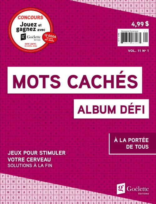 Album défi – mots cachés V11 N1