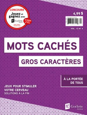 Gros caractères - Mots cachés V13 N4