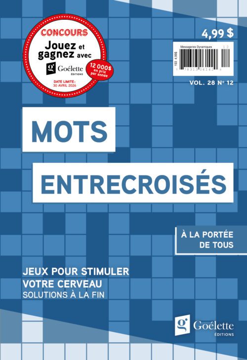 Mots entrecroisés V28 N12