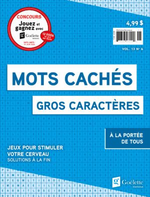 Gros caractères - Mots cachés V13 N6