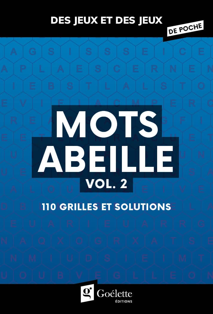 Des jeux et des jeux de poche - Mots abeille vol. 2