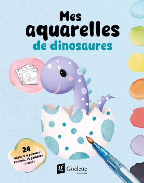 Mes aquarelles de dinosaures