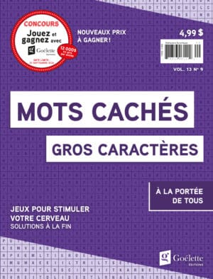 Gros caractères - Mots cachés V13 N9