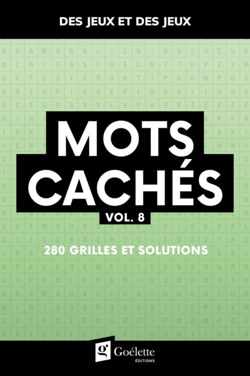 Des jeux et des jeux – Mots cachés vol. 8