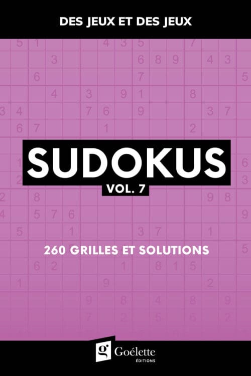 Des jeux et des jeux – Sudokus vol. 7