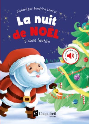 Livre sonore - La nuit de Noël - 5 sons festifs