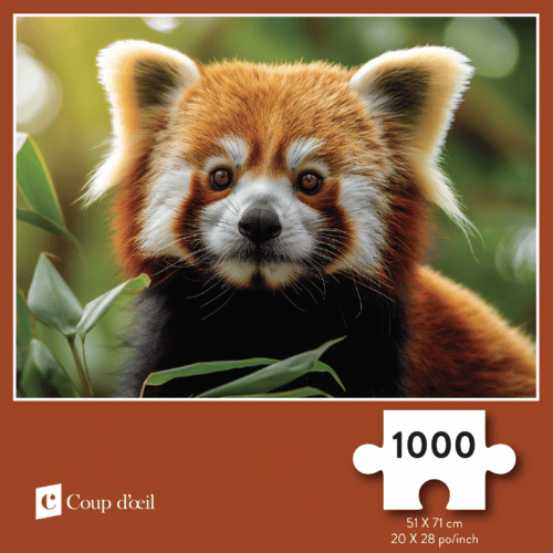 Casse-tête 1000 morceaux – Panda Roux