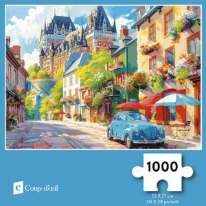 Casse-tête 1000 morceaux - Dessin Québec