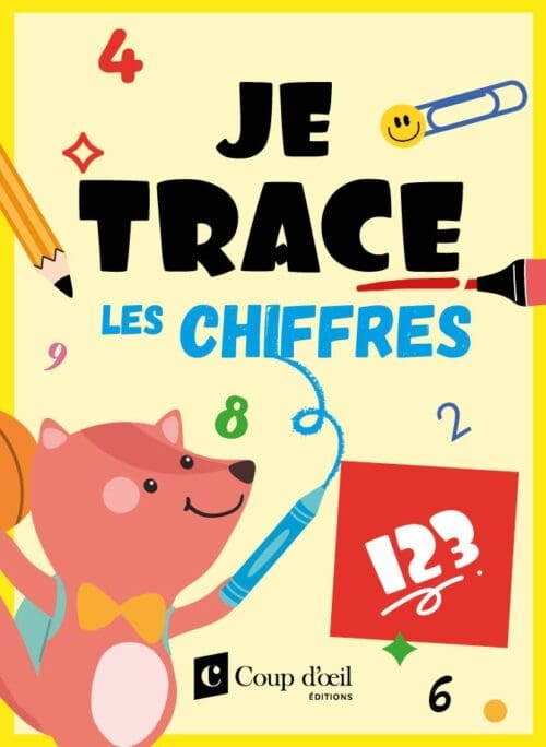 Je trace les chiffres – Mini-tablette avec crayon (NE)