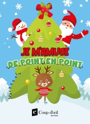 Noël - Je m'amuse - Point en point - Mini-tablette avec crayon