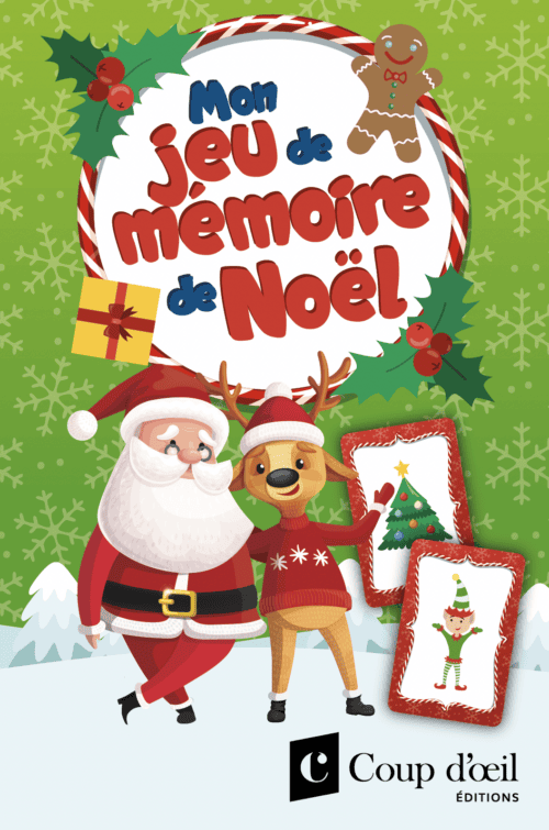Mon jeu de mémoire de Noël (54 cartes-éclair)