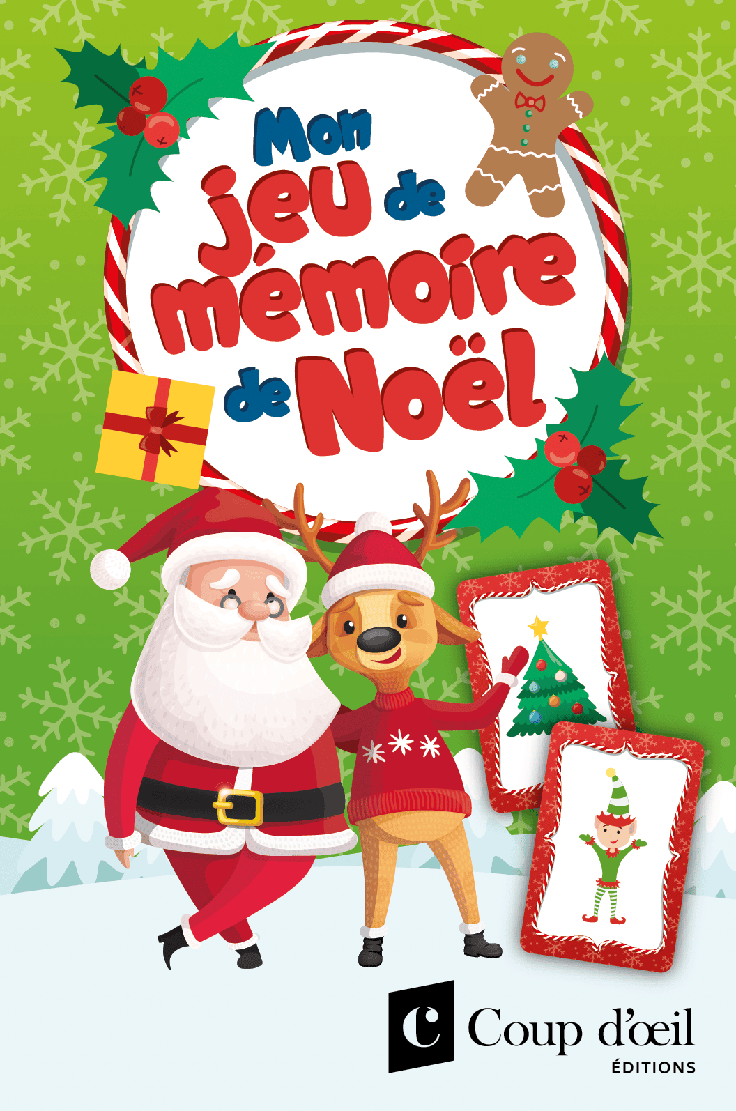 Mon jeu de mémoire de Noël (54 cartes-éclair)