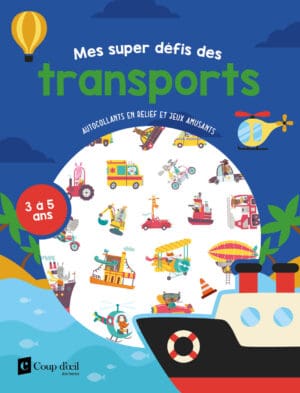 Mes super défis des transports 3-5 ans