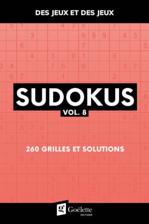 Des jeux et des jeux - Sudokus vol. 8