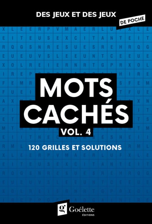 Des jeux et des jeux de poche – Mots cachés Vol. 4
